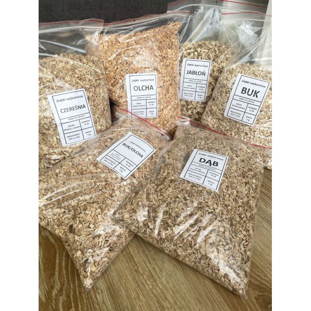 Zrębki wędzarnicze mix